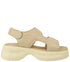 Sandale casual, dama, FORMAZIONE, 82606 bej, piele naturala